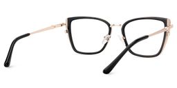 Juniper Schwarz Rechteckig Brille4