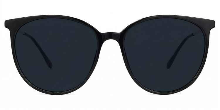 Babbage Schwarz Rund Brille