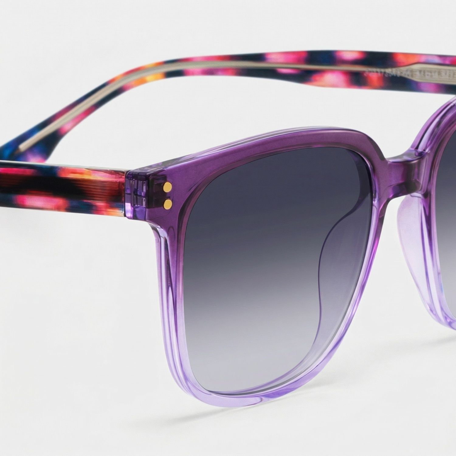 Donnalyn Lila Square Sonnenbrille, die Dein Gesicht umrahmen | ZEELOOL4