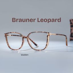 Walden Braun-Tortoise Quadratisch Brille0