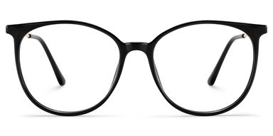 Babbage Schwarz Rund Brille