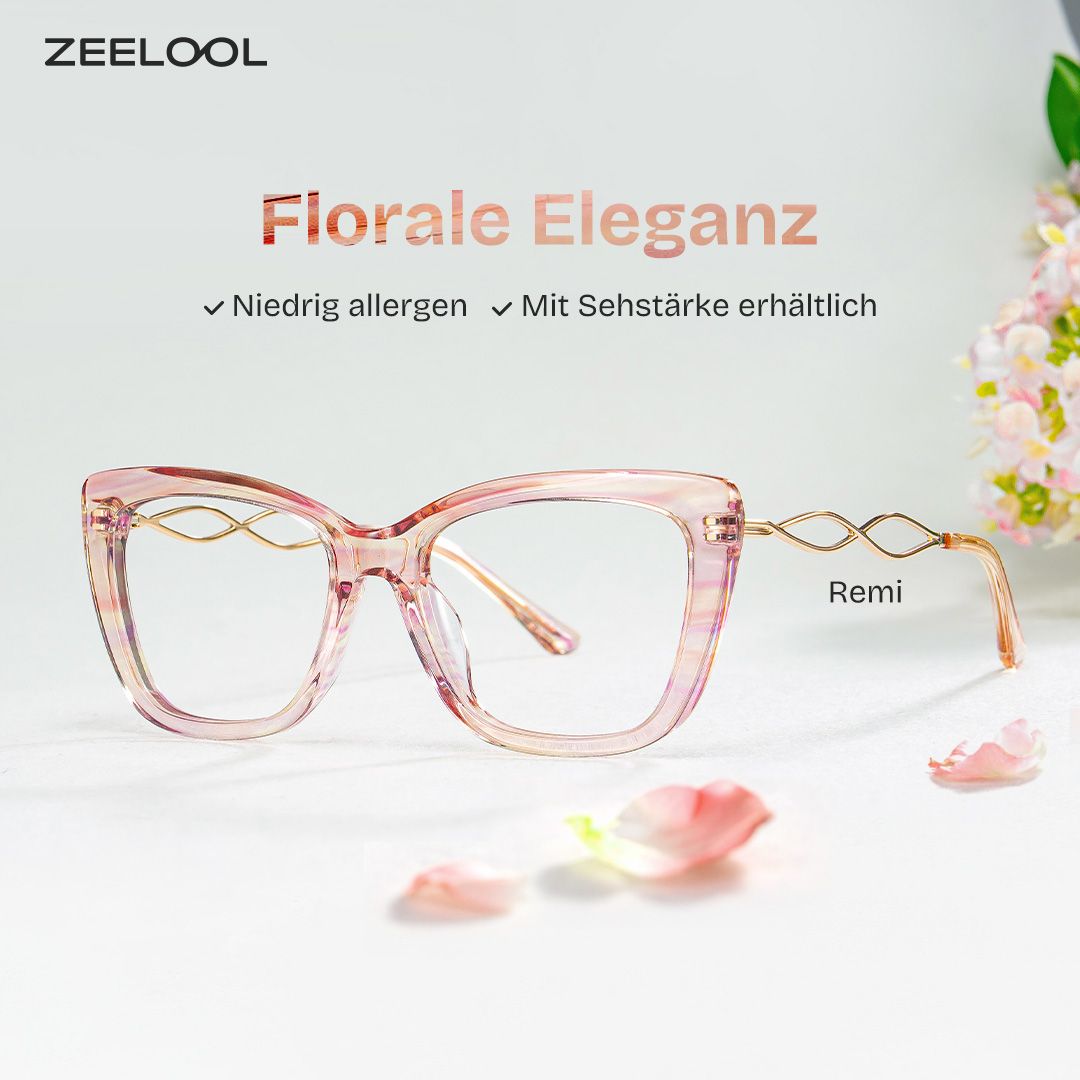 Remi Rosa Schmetterling Brille0