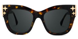 Minfia Tortoise Quadratisch Brille0