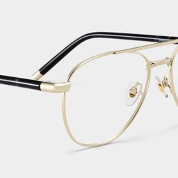 Calvin Gold Pilot Brille6