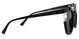Pearl Schwarz Cateye Sonnenbrille3