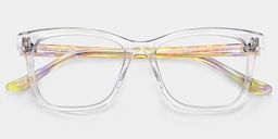 Faith Klar Rechteckig Brille3