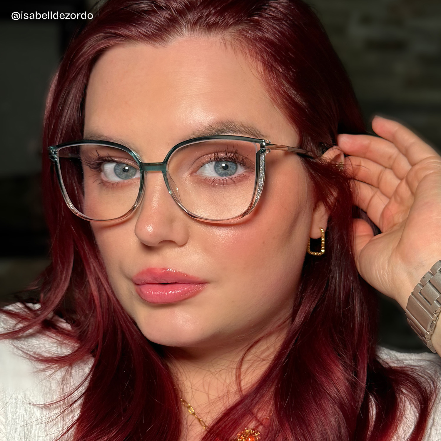 Walden Blau-Rosa Cateye Brille