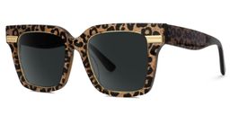Taylor Braun-Leo Quadratisch Sonnenbrille1