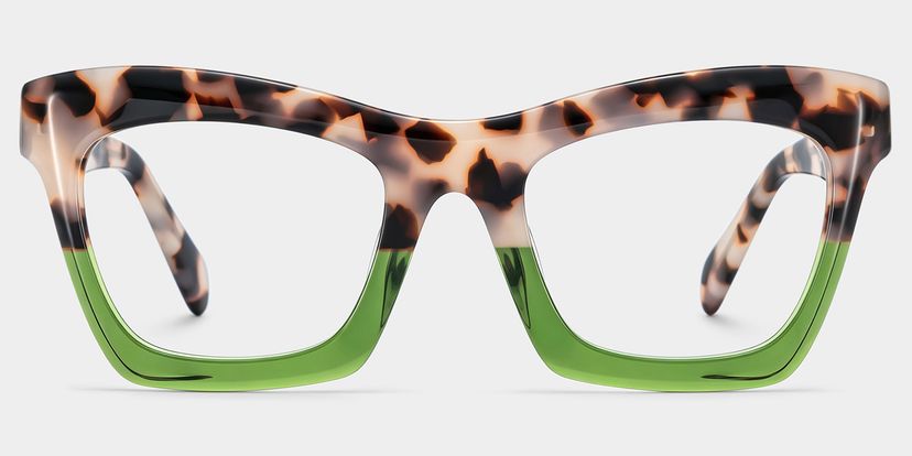 Benitez Grün-Tortoise Quadratisch Brille