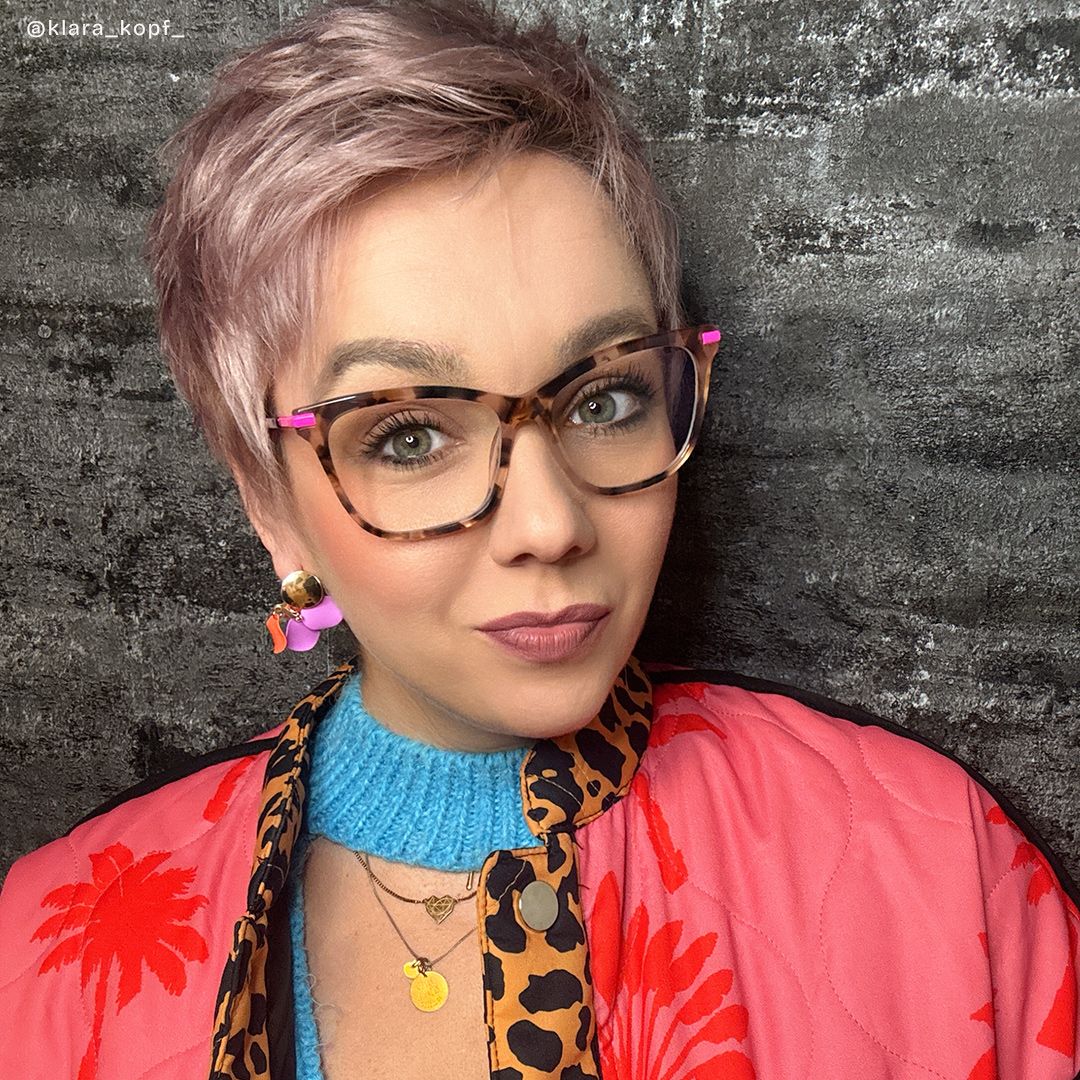 Eliot Rosa-Tortoise Rechteckig Brille6