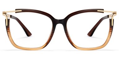 Nuriama Braun Cateye Brille