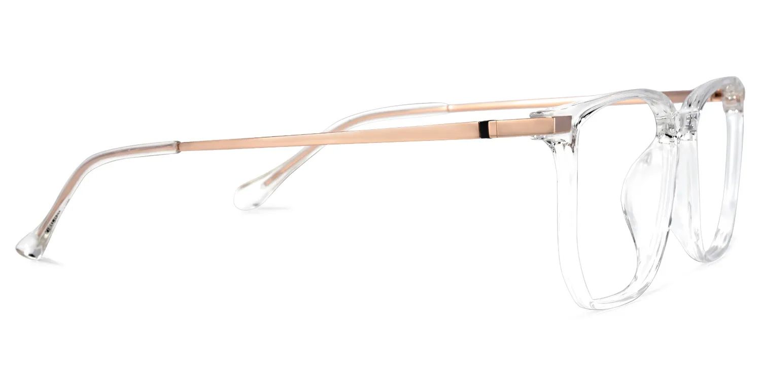 Fezell Klar Quadratisch Brille3