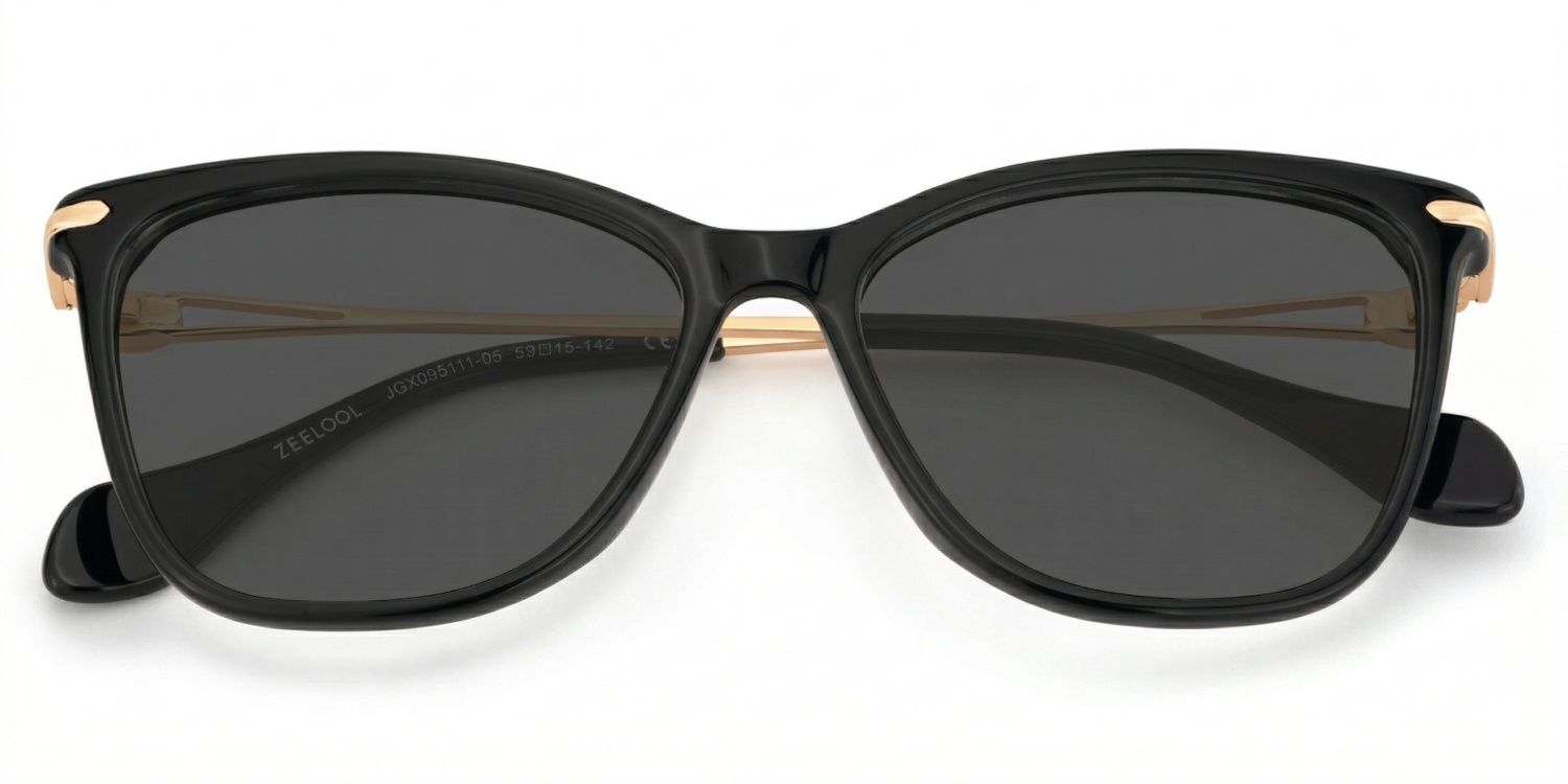 Westley Butterfly Schwarz Sonnenbrille mit Sehstärke | ZEELOOL1