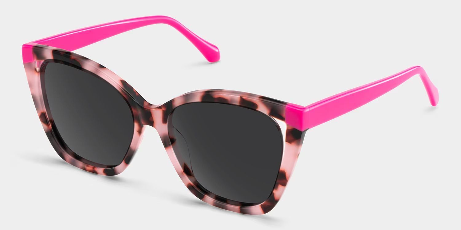 Kira Butterfly Rosa-Tortoise Sonnenbrillen für Damen und Herren | ZEELOOL2