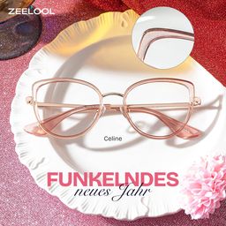 Celine Rosa Cateye Brille2