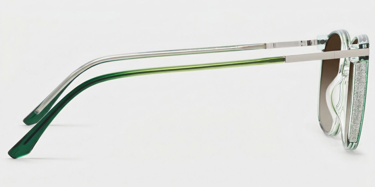 Walden Hellgrün Cateye Brille3