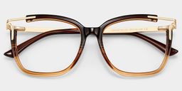 Nuriama Braun Cateye Brille3