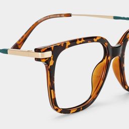 Jacqui Tortoise Rechteckig Brille5
