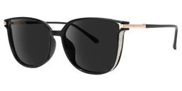Walden Schwarz Cateye Brille1