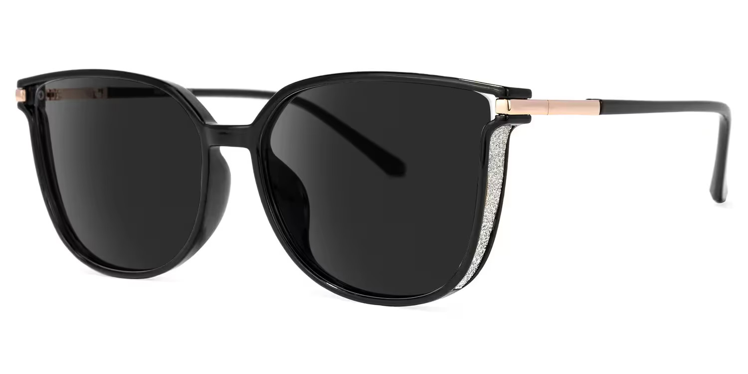 ZEELOOL Walden Schwarz Cateye Brille