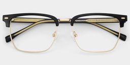 Braidsby Schwarz Browline Brille3