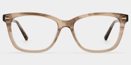 Sawyer Braun Rechteckig Brille1