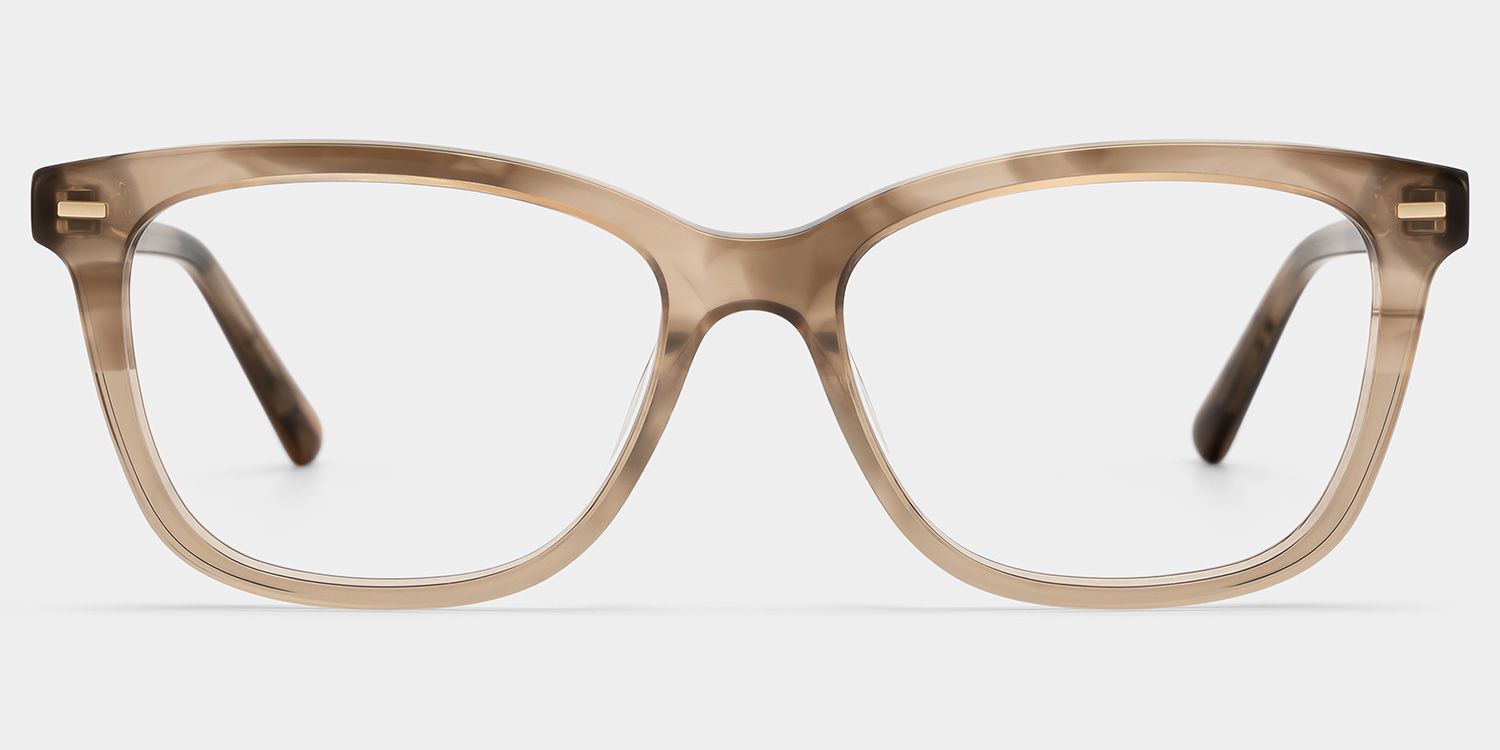 Sawyer Braun Rechteckig Brille1
