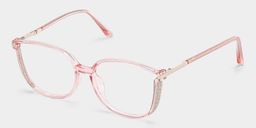 Walden Fleischfarben Rosa Cateye Brille2