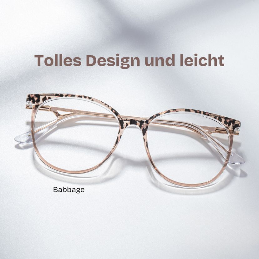 Babbage Braun-Leo Rund Brille