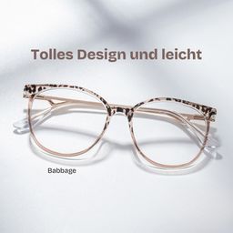 Babbage Braun-Leo Rund Brille0