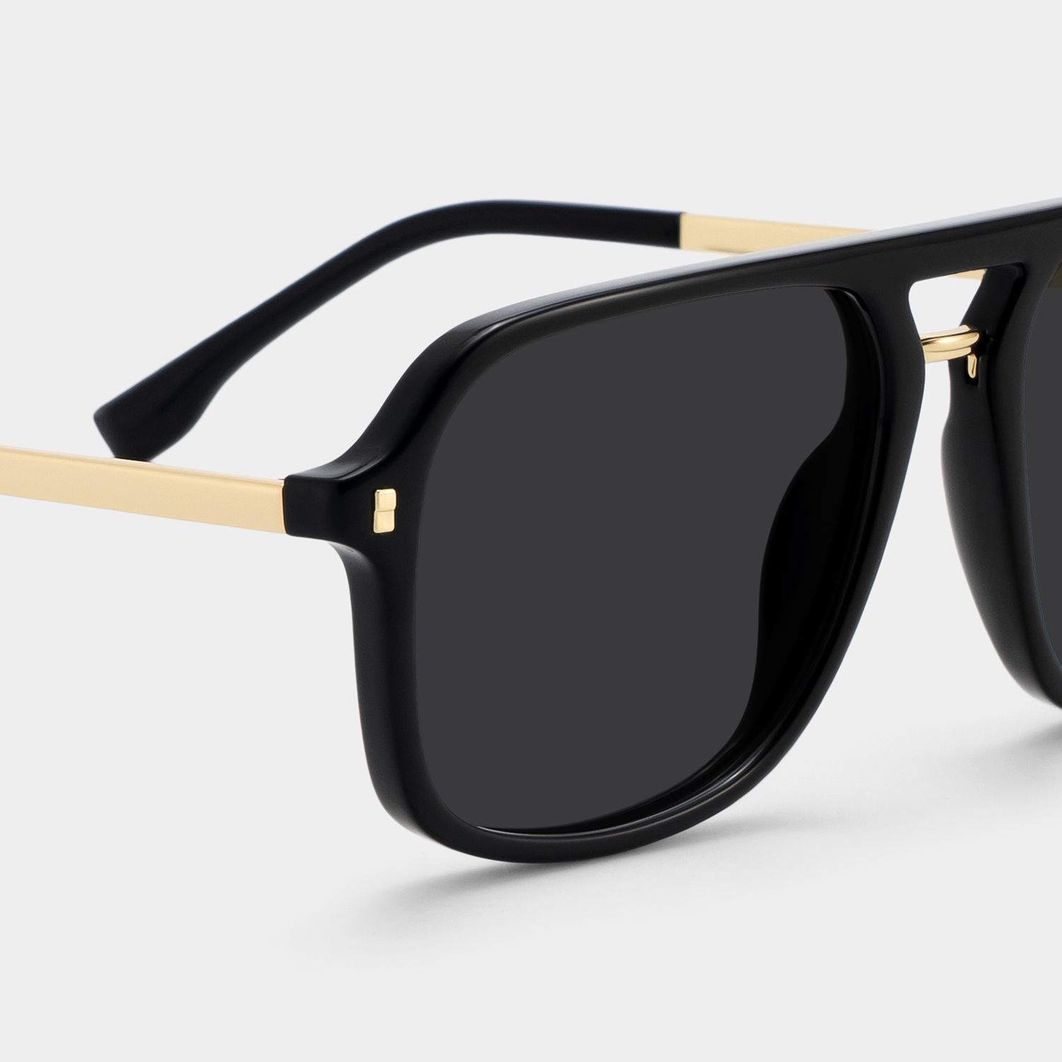 Berkeley Schwarz Aviator Sonnenbrille, die Dein Gesicht umrahmen | ZEELOOL4