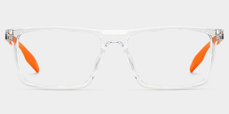 Active Klar Rechteckig Brille