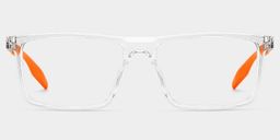Active Klar Rechteckig Brille2