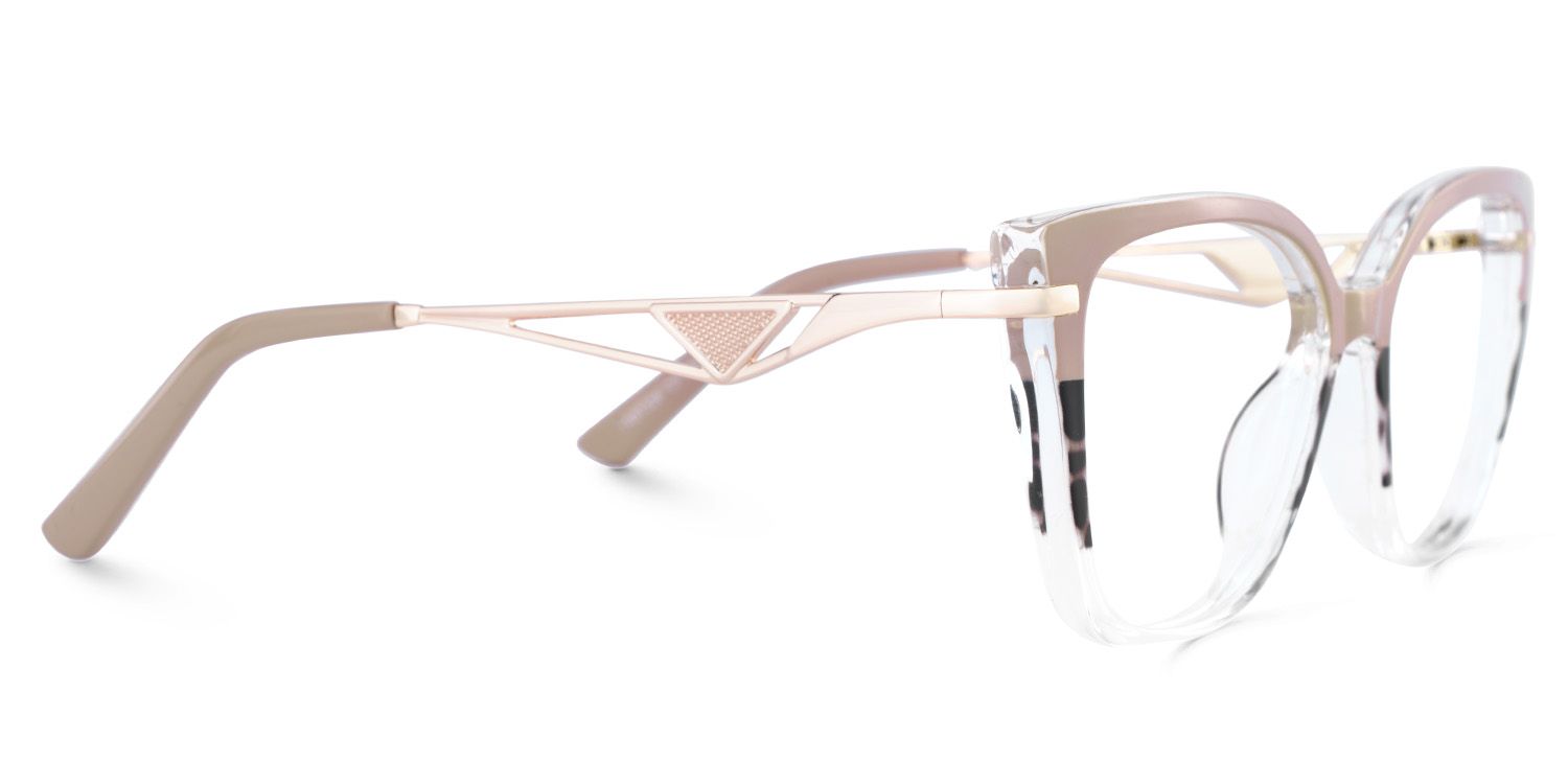 Margret Khaki-Tortoise Cateye Brille4