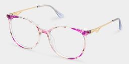 Babbage Lila Rund Brille4