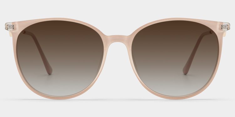 Babbage Hellbraun Rund Sonnenbrille