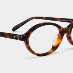 Everly Tortoise Oval Brille7
