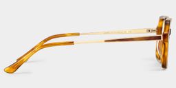 Beatrice Gelb Rechteckig Brille5