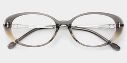 Blaire Grau Oval Brille3
