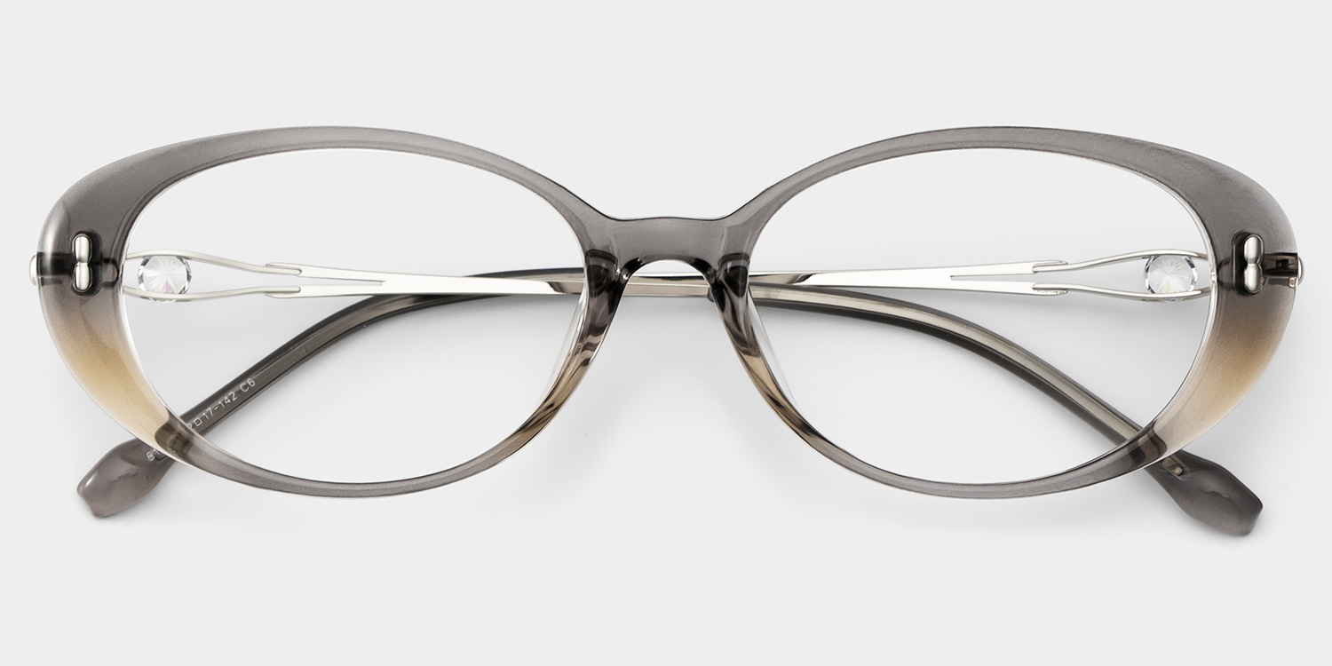 Blaire Grau Oval Brille3