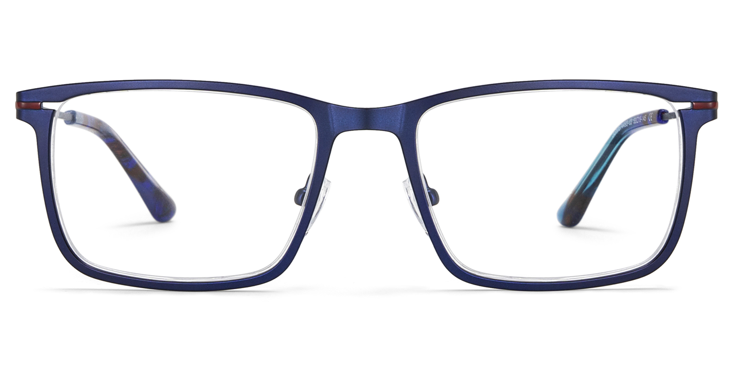 Roxana Blau Rechteckig Brille