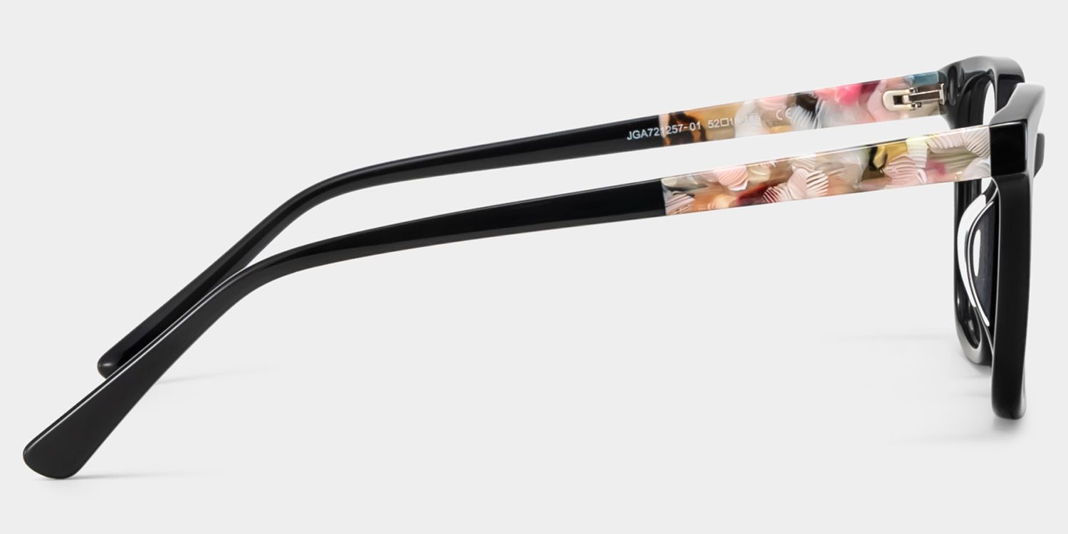 Freya Schwarz Quadratisch Brille5