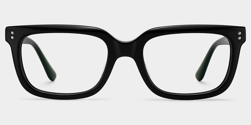 Fern Schwarz Rectangle Brille