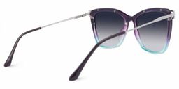 Matia Lila-Blau Quadratisch Sonnenbrille3
