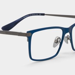 Alexander Blau Rechteckig Brille5