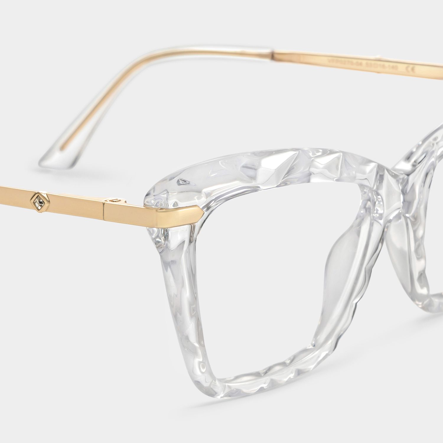 Juliet Klar Cat Eye Brille4