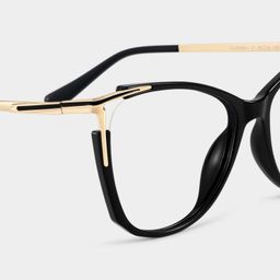 Pace Schwarz Cateye Brille5