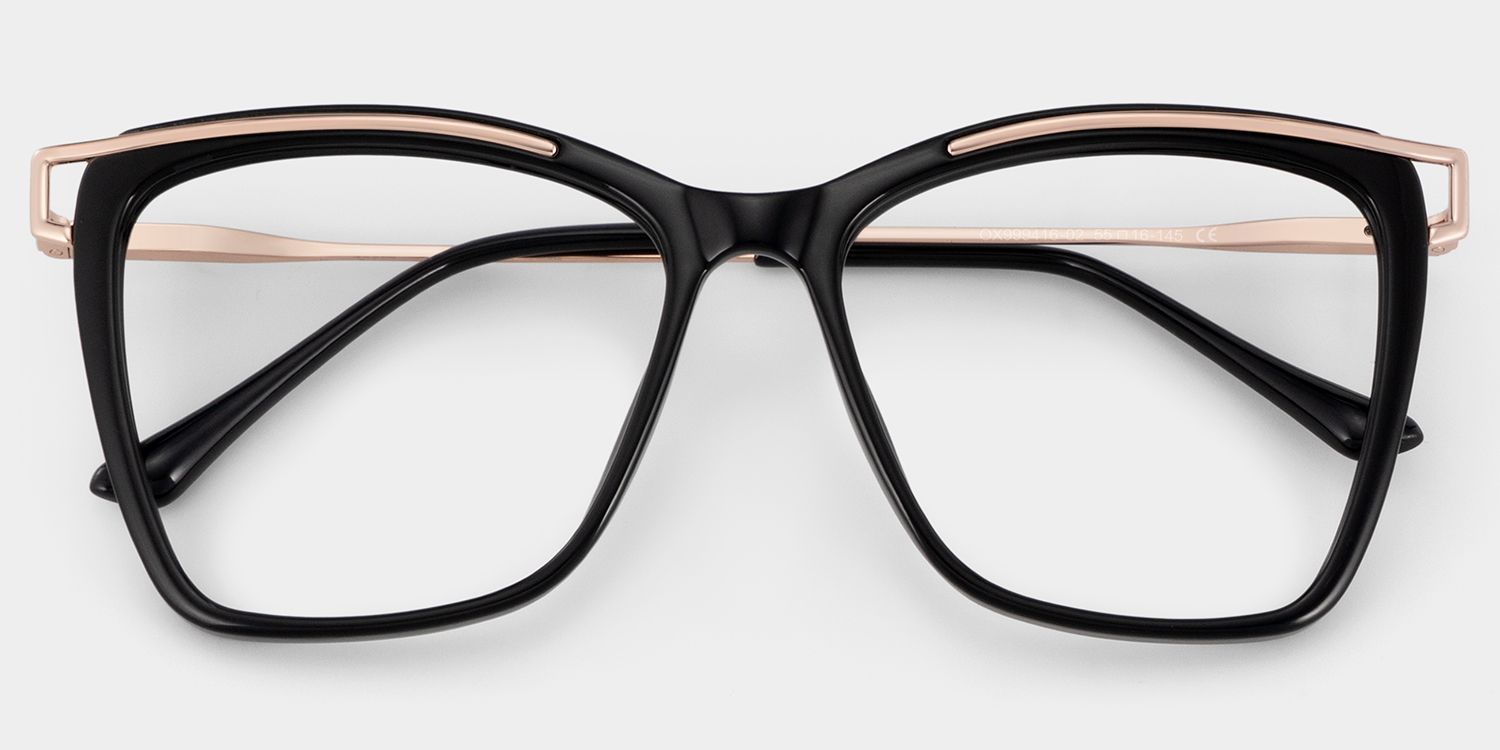 Matia Schwarz Quadratisch Brille1