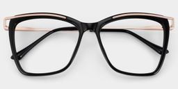 Matia Schwarz Quadratisch Brille1