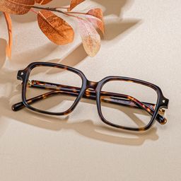 Talia Tortoise Quadratisch Brille1